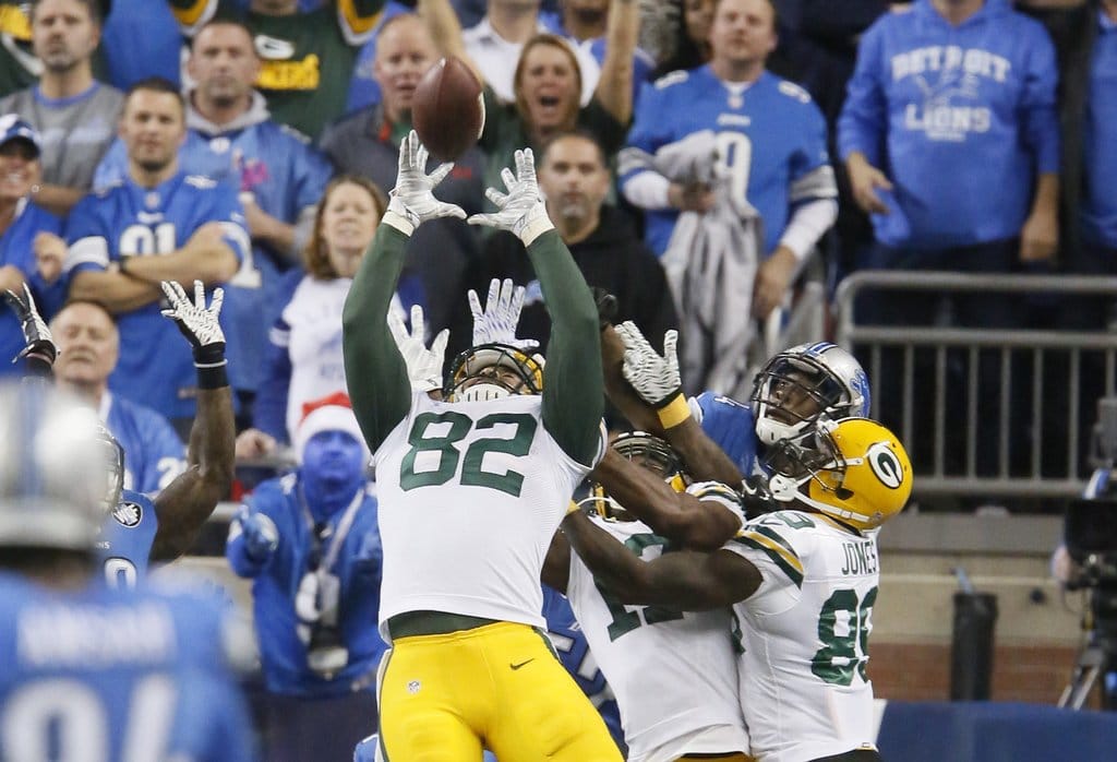 Com Hail Mary sem tempo no rel&oacute;gio, Green Bay Packers busca virada &eacute;pica sobre Detroit Lions