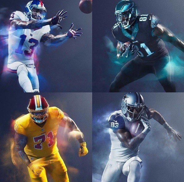 Nike revela uniformes Color Rush para as 32 franquias da NFL; veja todos