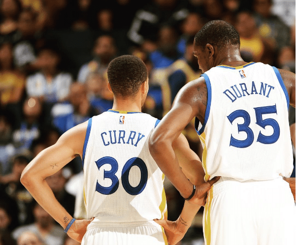 Curry Durant Warriors