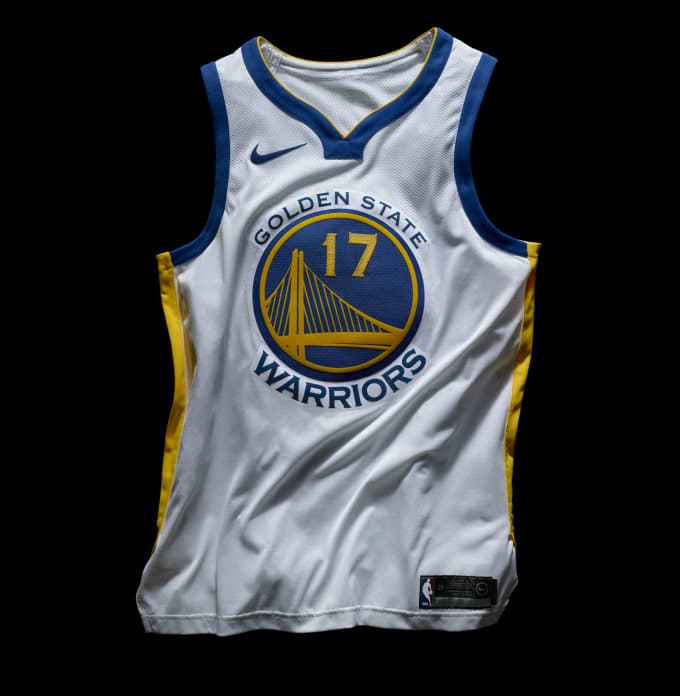 Uniforme da Nike ser&aacute; mais leve; confira o uniforme dos Warriors