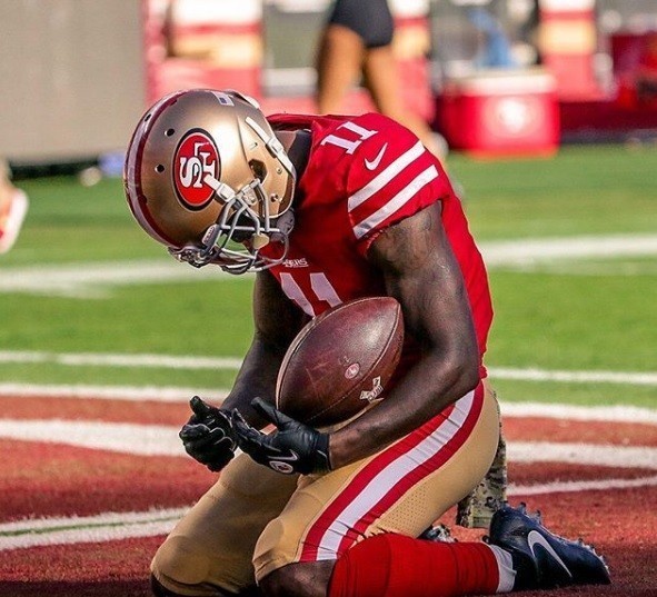 Marquise Goodwin fala sobre perda de filho no parto e agradece apoio