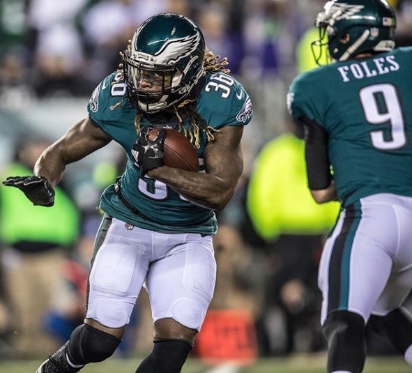 Jay Ajayi, running back do Philadelphia Eagles