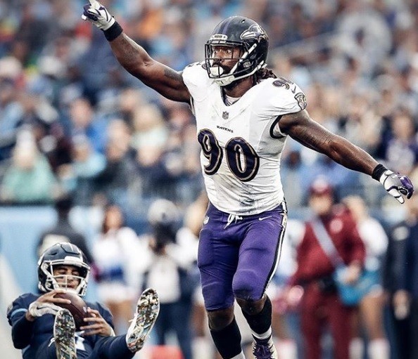 Za'Darius Smith, linebacker do Baltimore Ravens