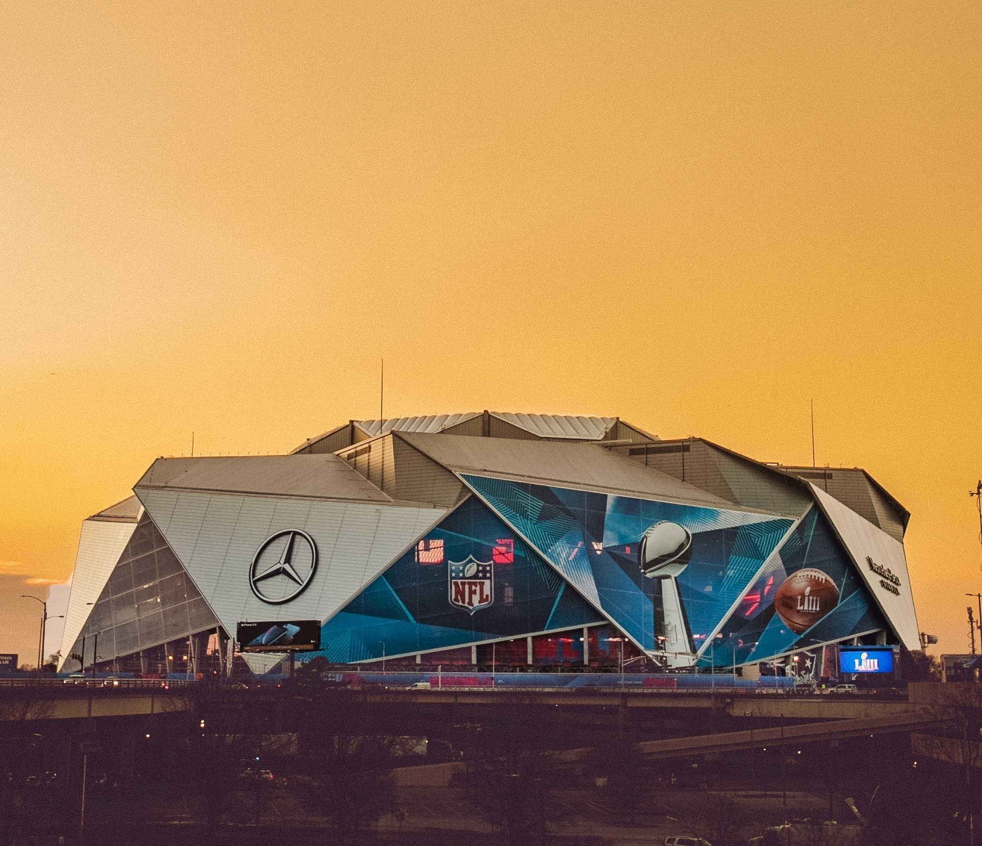 Mercedes-Benz Stadium, casa do Atlanta Falcons