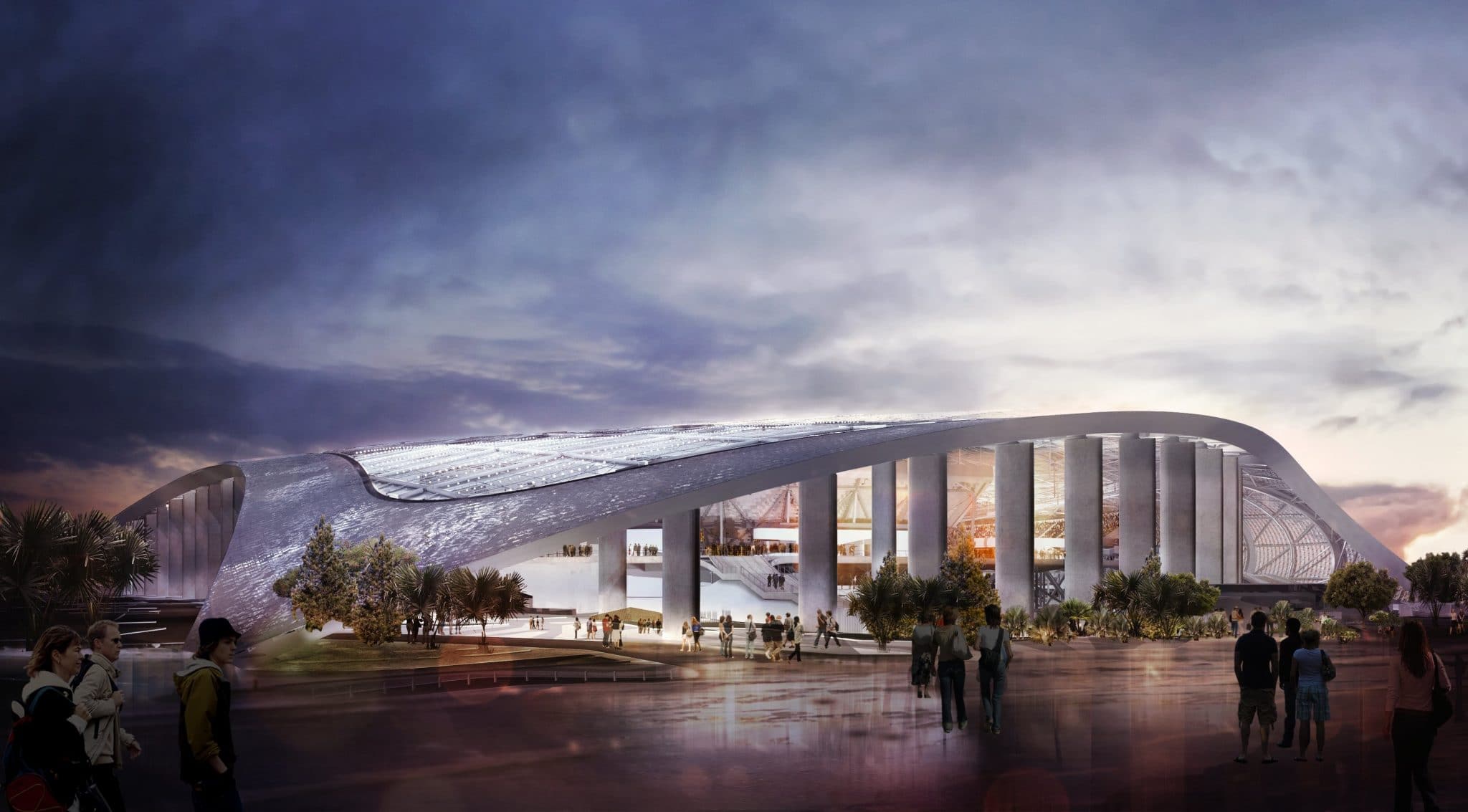 SoFi Stadium, casa do Los Angeles Rams e do Los Angeles Chargers