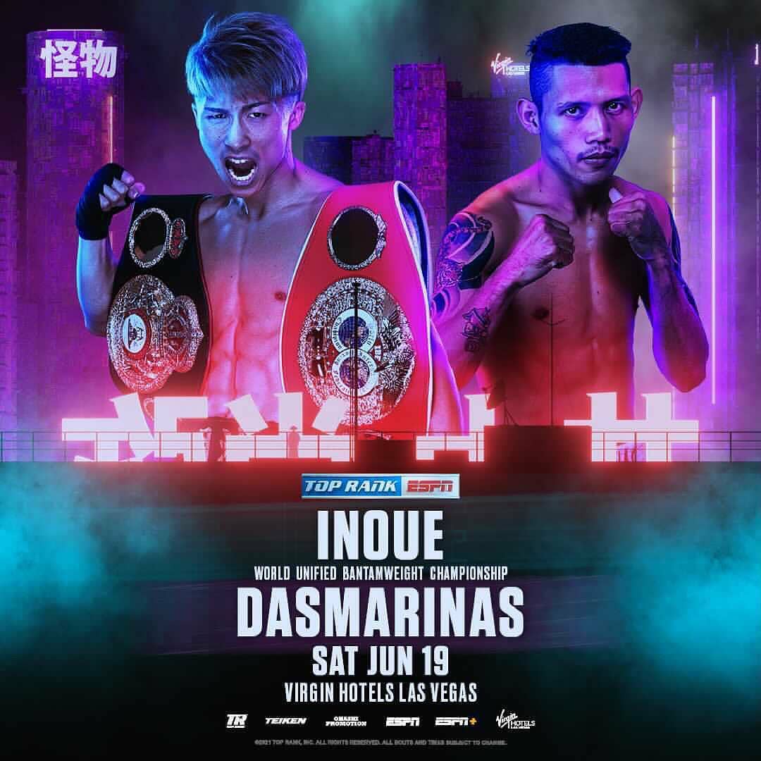 Naoya Inoue x Michael Dasmarinas &ndash; Dica, palpite e progn&oacute;stico &ndash; 19/06