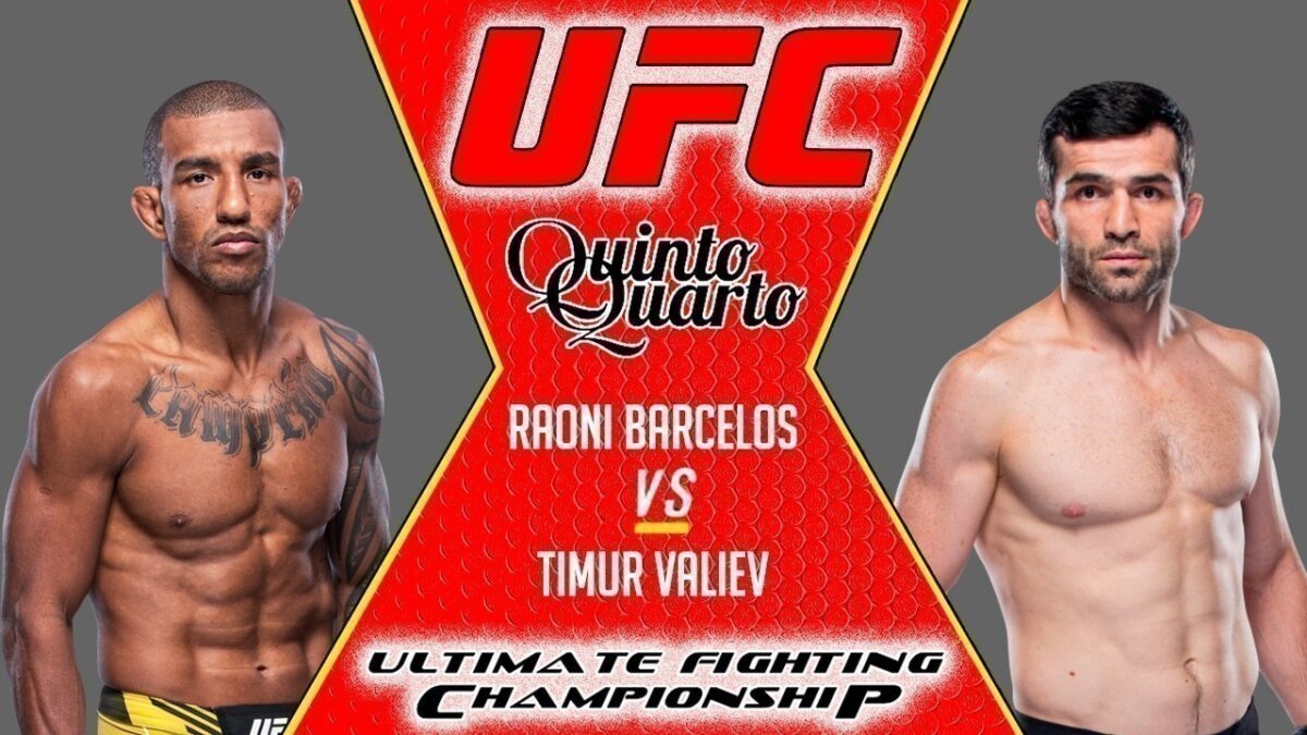 Raoni Barcelos x Timur Valiev &ndash; Dica, Palpite e Progn&oacute;stico &ndash; 26/06