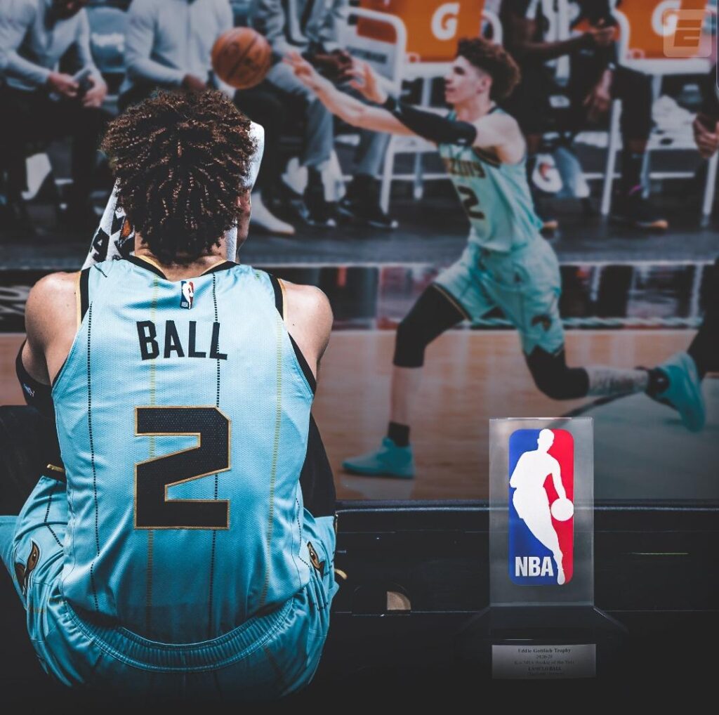 Lamelo Ball &eacute; eleito Rookie of the Year da NBA 2020/21