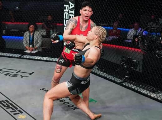 Larissa Pacheco x Olena Kolesnyk &ndash; Resultado, destaque e rea&ccedil;&atilde;o