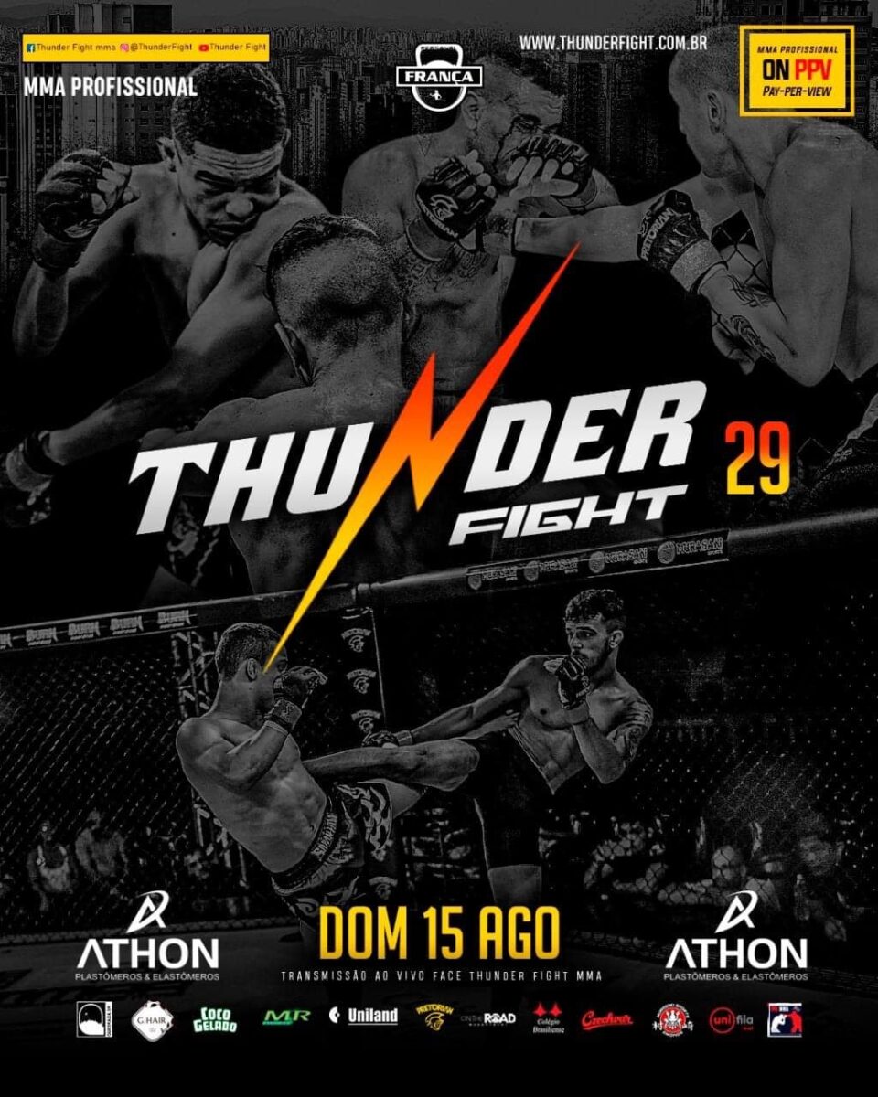 Thunder Fight 29 &ndash; Conhe&ccedil;a um pouco sobre o evento que retorna no pr&oacute;ximo dia 15