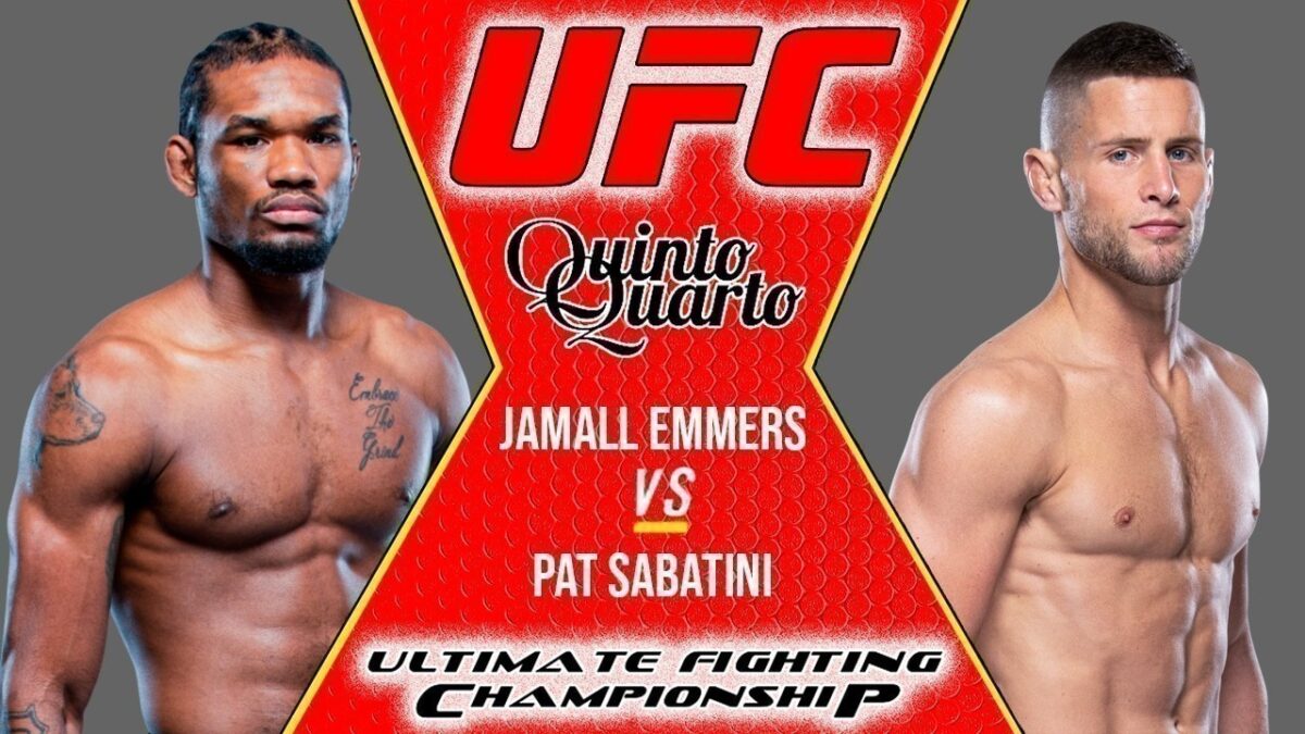 Jamall Emmers x Pat Sabatini &ndash; Dica, palpite e progn&oacute;stico &ndash; 28/08 &ndash; UFC Vegas 35