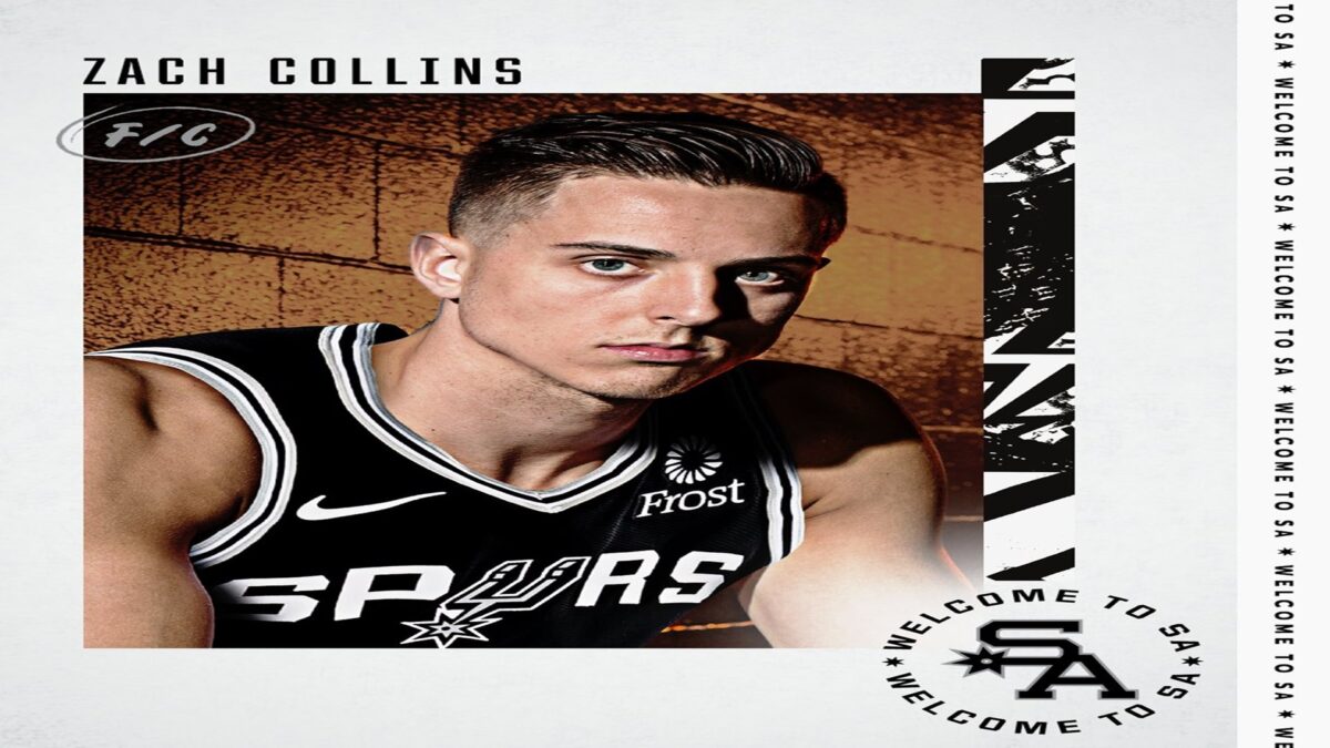 Zach Collins, Doug McDermott e Josh Primo s&atilde;o anunciados pelo San Antonio Spurs
