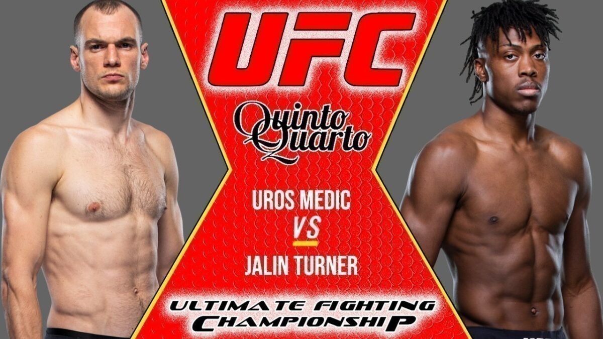 Uros Medic x Jalin Turner &ndash; Dica, palpite e progn&oacute;stico &ndash; 25/09 &ndash; UFC 266