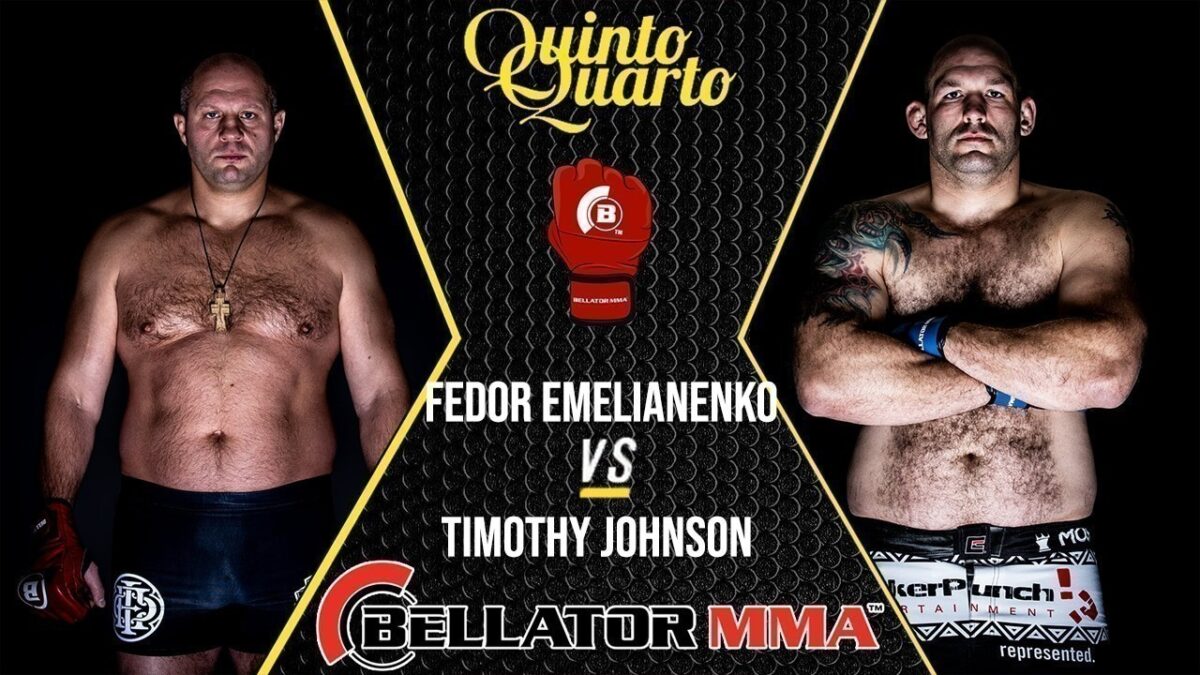 Fedor Emelianenko x Timothy Johnson &ndash; Dica, palpite e progn&oacute;stico &ndash; 23/10 &ndash; Bellator 269