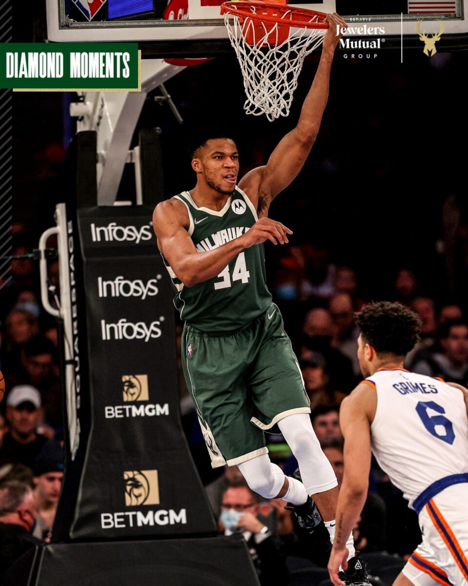 NY Knicks x Milwaukee Bucks como aconteceu &ndash; Resultado, destaques e rea&ccedil;&atilde;o