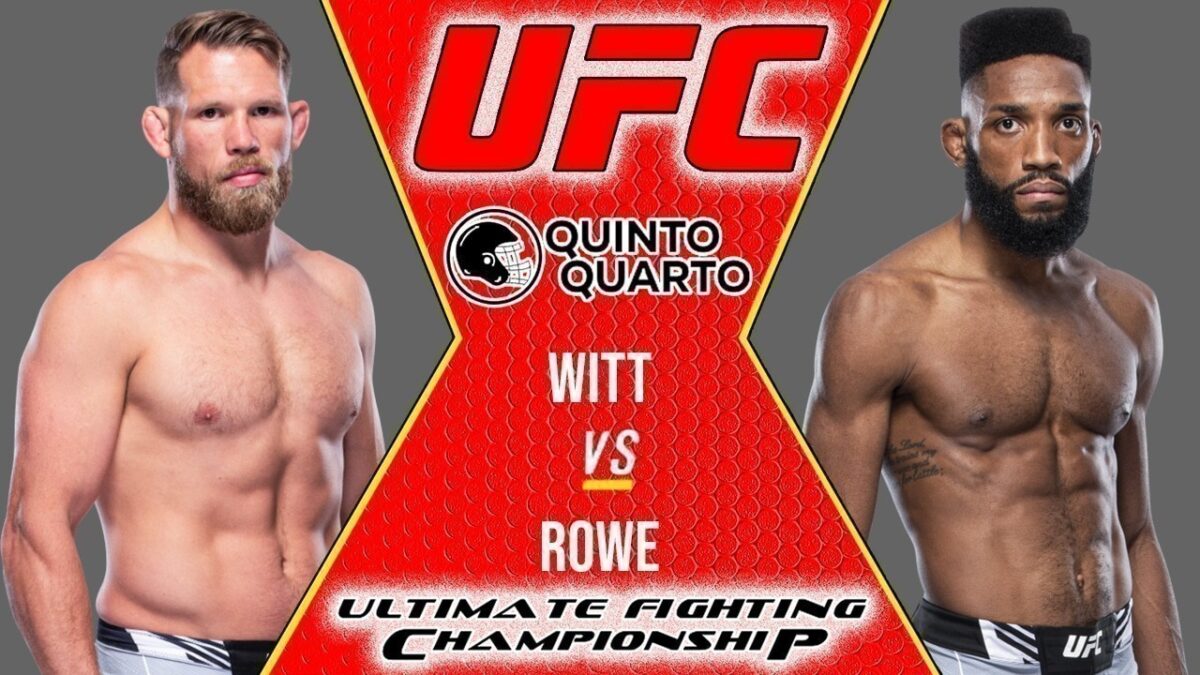Jason Witt x Philip Rowe &ndash; Dica, palpite e progn&oacute;stico &ndash; 05/02 &ndash; UFC Vegas 47