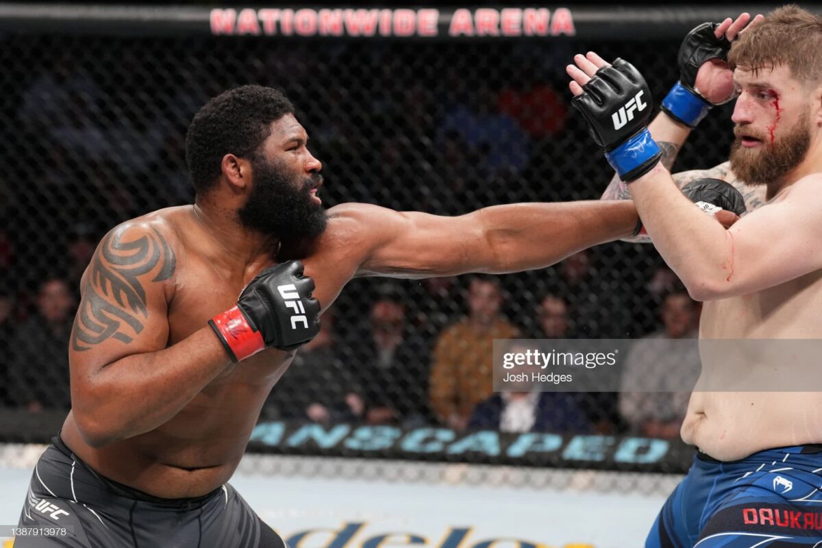 Curtis Blaydes x Chris Daukaus como aconteceu &ndash; Resultado, destaque e rea&ccedil;&atilde;o