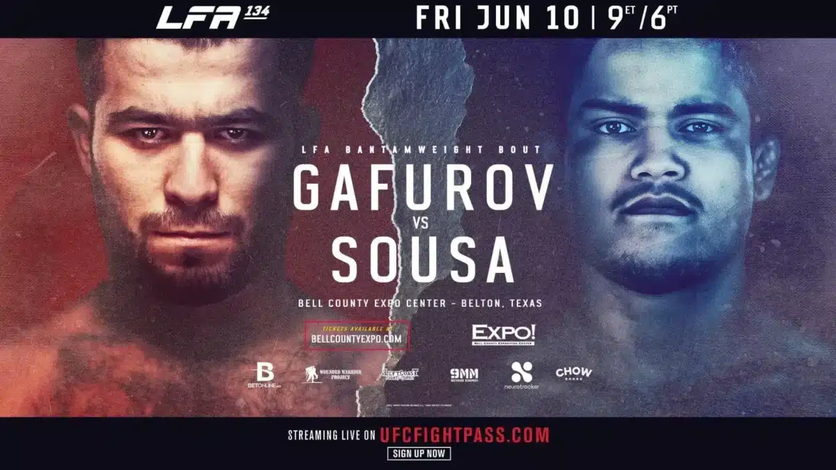 Muin Gafurov x Herbeth Sousa &ndash; Dica, palpite e progn&oacute;stico &ndash; 10/06 &ndash; LFA 134