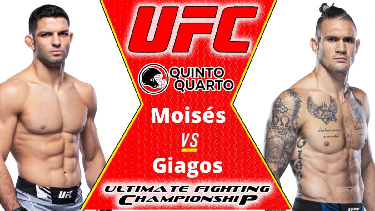 Thiago Mois&eacute;s x Christos Giagos &ndash; Dica, palpite e progn&oacute;stico &ndash; 25/06 &ndash; UFC Vegas 57