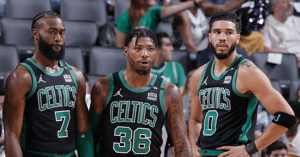 Prov&aacute;vel quinteto titular do Boston Celtics para as finais