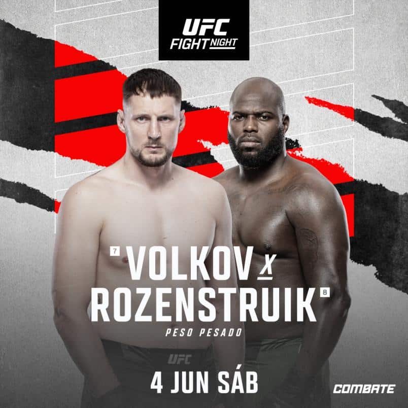 UFC Vegas 56 Resultados &ndash; Volkov x Rozenstruik &ndash; 04/06