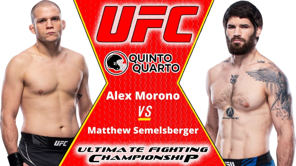 Alex Morono x Matthew Semelsberger &ndash; Dica, palpite e progn&oacute;stico &ndash; 30/07