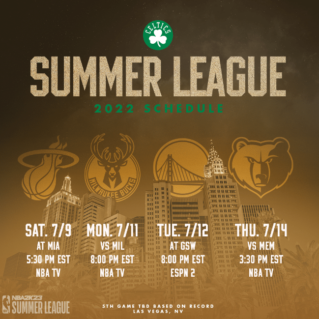 Summer League - Boston Celtics (Foto destaque: Divulgação/Boston Celtics