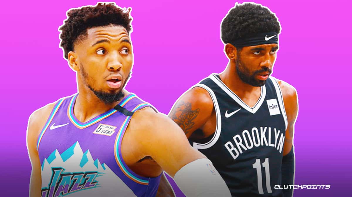 Donovan Mitchell e Kyrie Irving.