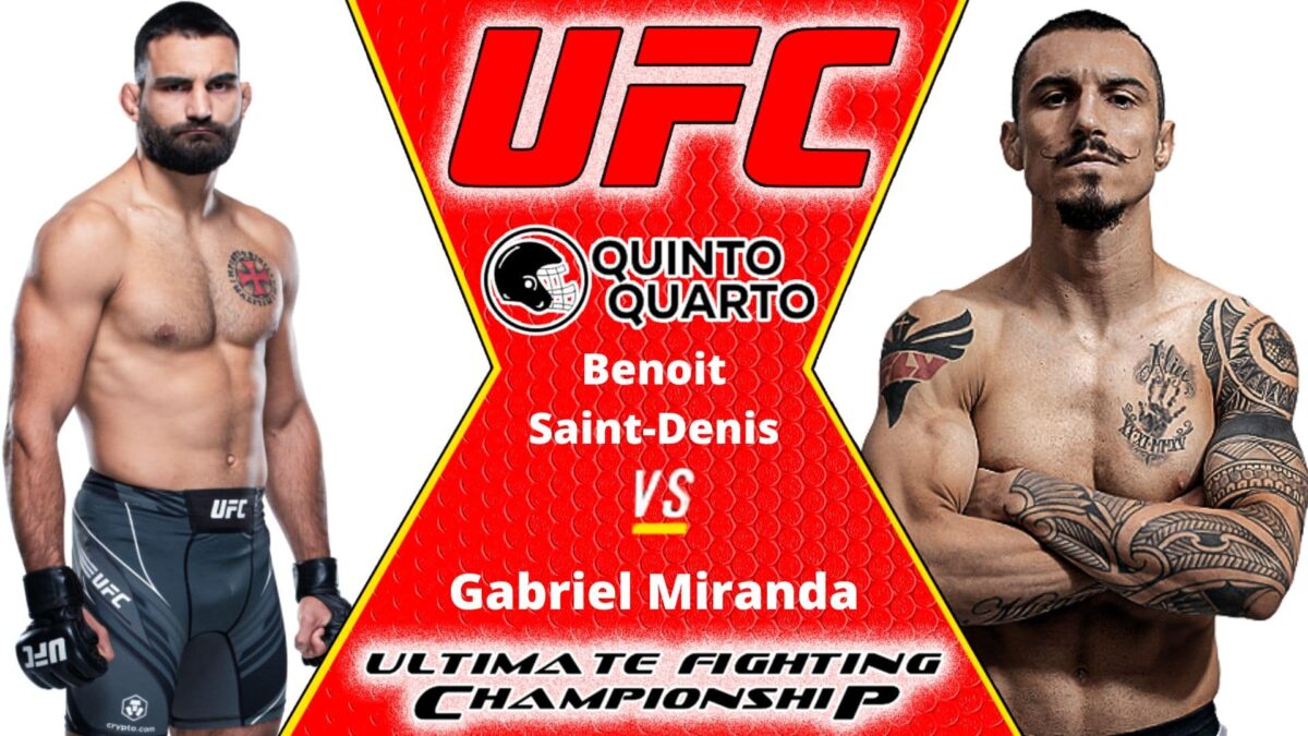 Benoit Saint-Denis x Gabriel Miranda &ndash; Dica, palpite e progn&oacute;stico &ndash; 03/09