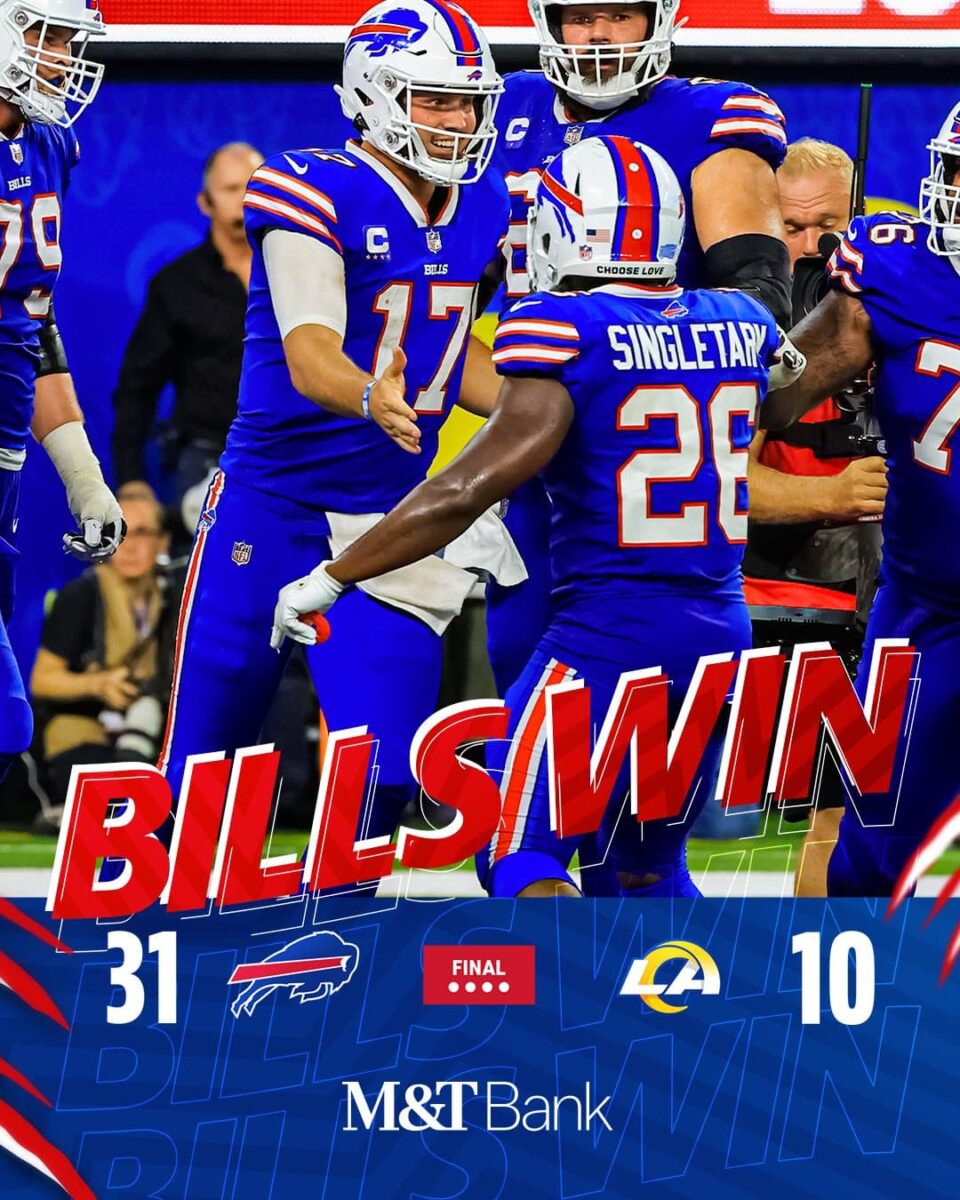 Los Angeles Rams x Buffalo Bills resultado e melhores momentos