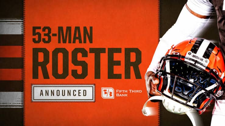 Corte inicial do elenco do Cleveland Browns. Foto destaque: Divulga&ccedil;&atilde;o/ Cleveland Browns