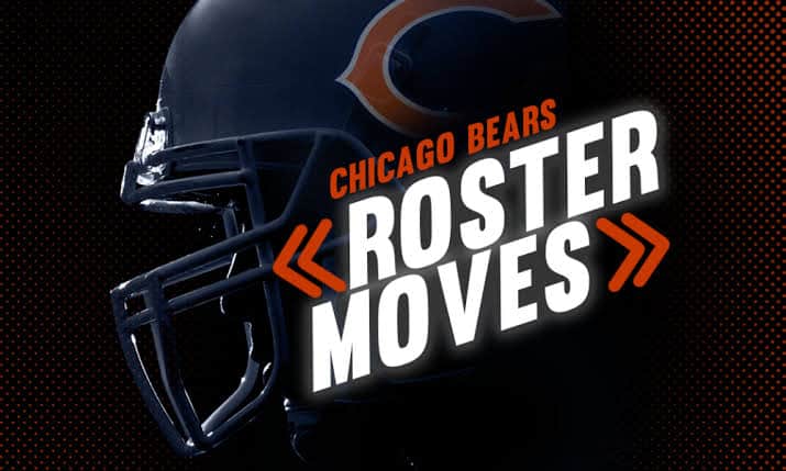 Movimenta&ccedil;&atilde;o para cortes no elenco do Chicago Bears. Foto destaque: Divulga&ccedil;&atilde;o/ The Bears Wire