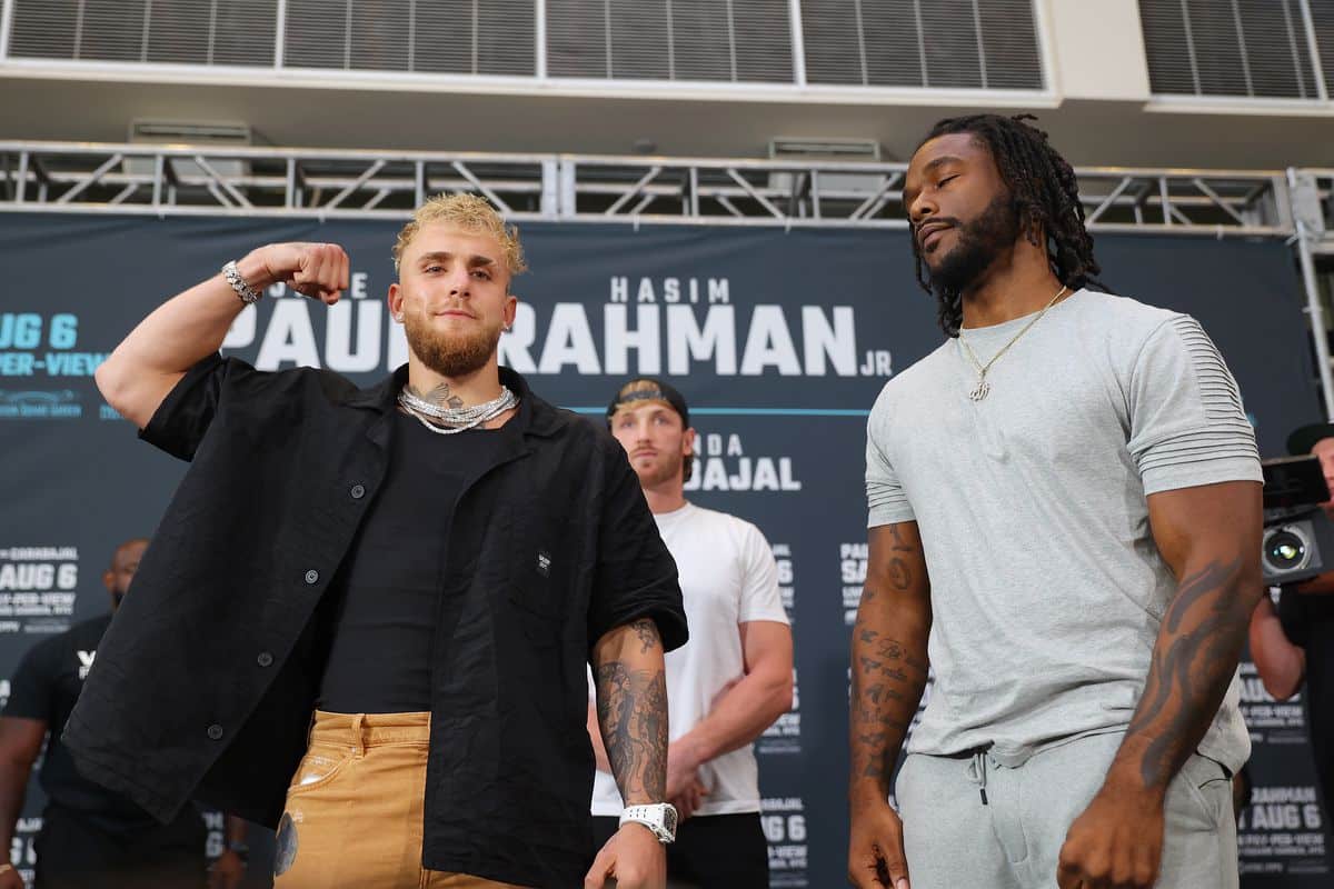 Jake Paul vs Hasim Rahman Jr - Foto destaque: Reprodu&ccedil;&atilde;o / Getty Images