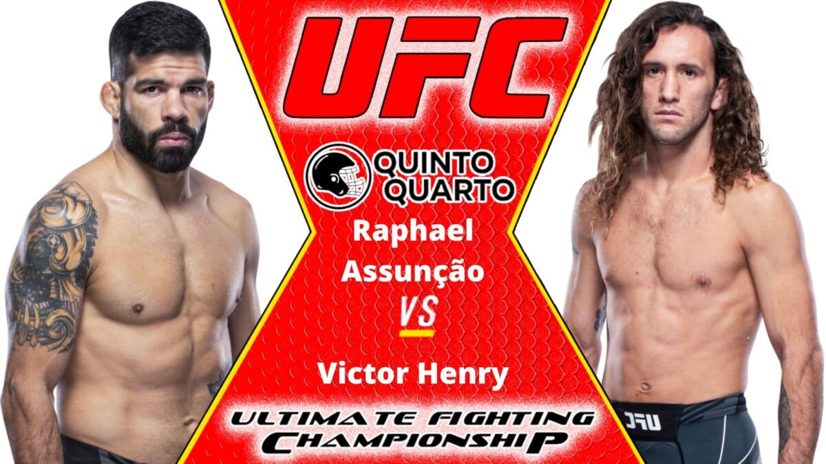 Raphael Assun&ccedil;&atilde;o x Victor Henry &ndash; Dica, palpite e progn&oacute;stico &ndash; 15/10