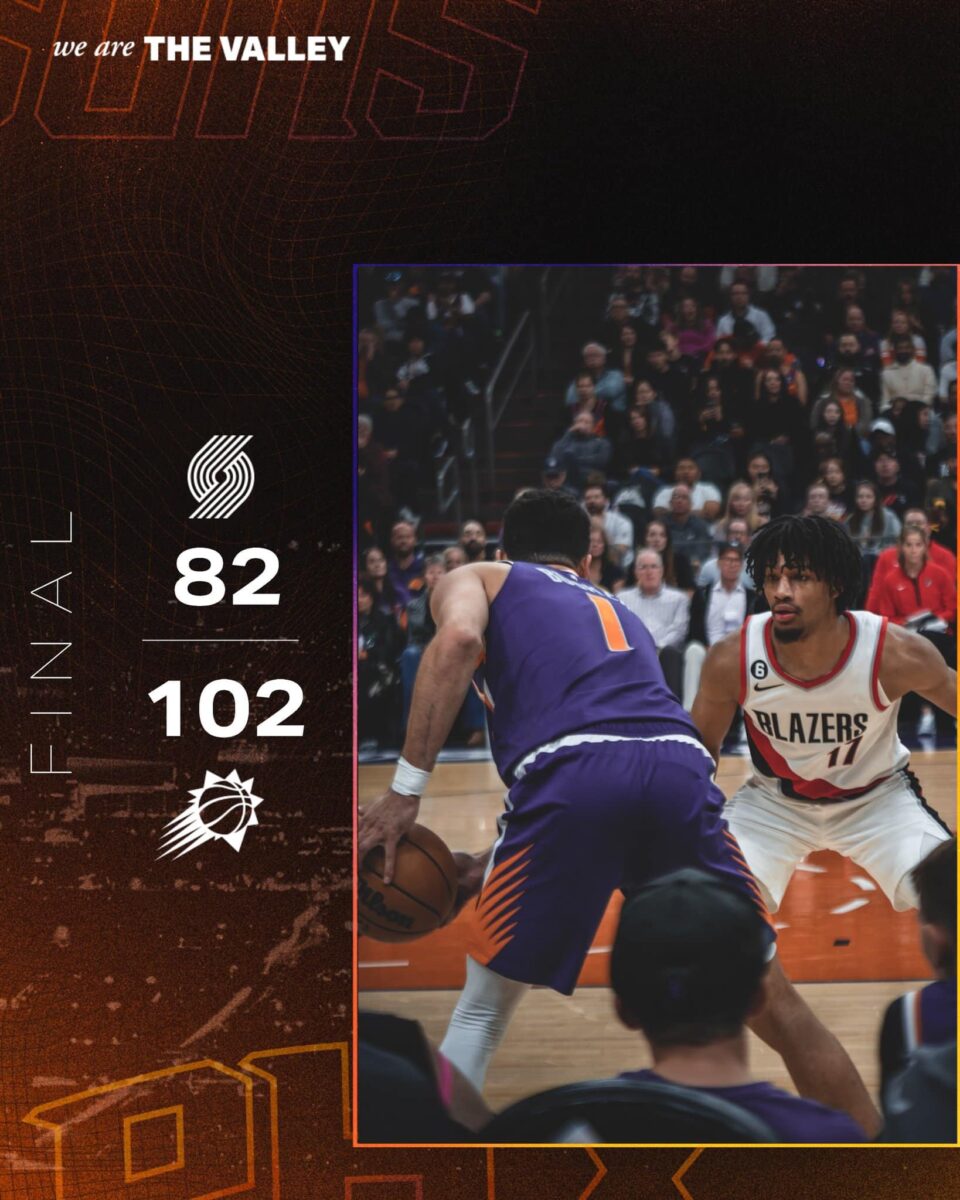 Phoenix Suns x Portland Trail Blazers como aconteceu &ndash; Resultado, destaque e rea&ccedil;&atilde;o