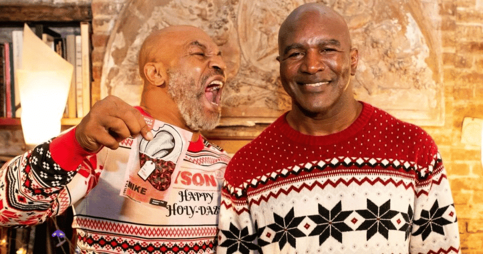 Mike Tyson e Evander Hollifield lan&ccedil;am orelha de cannabis