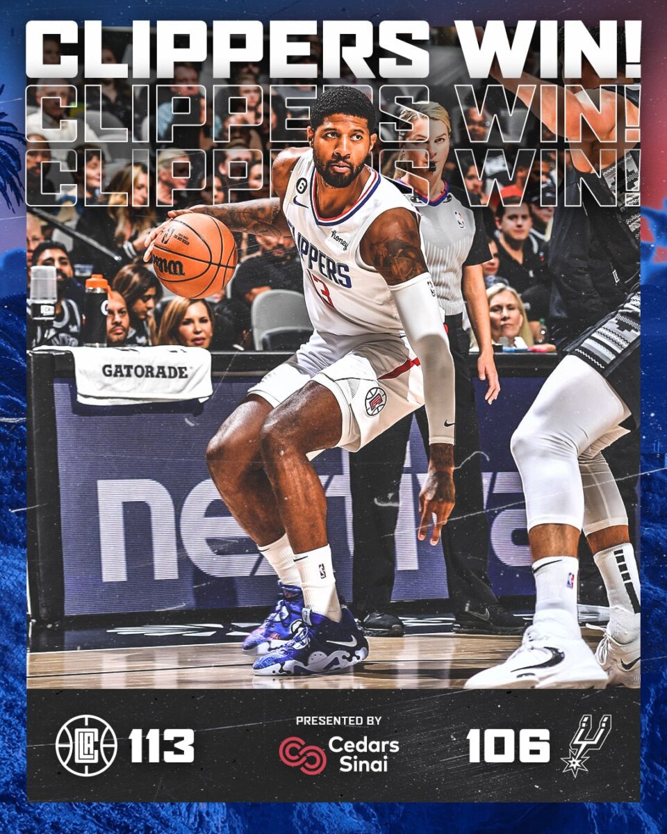 San Antonio Spurs x Los Angeles Clippers &ndash; Resultado e melhores momentos