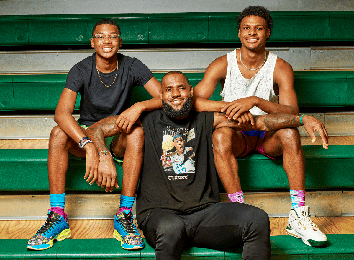 Filhos de Lebron James assinam com a Klutch Sports
