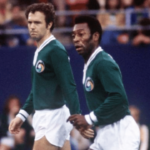 De lenda para lenda: Franz Beckenbauer se despede do Rei Pel&eacute;