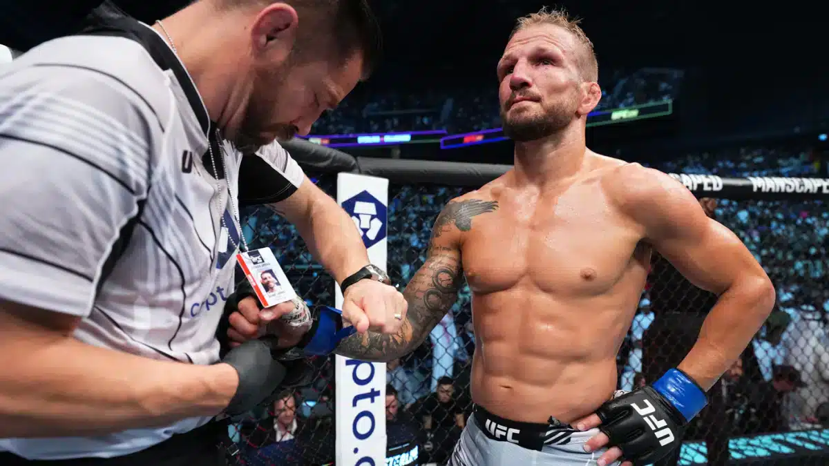 TJ Dillashaw sobre aposentadoria: &ldquo;Escrevi uma carta para Hunter&rdquo;