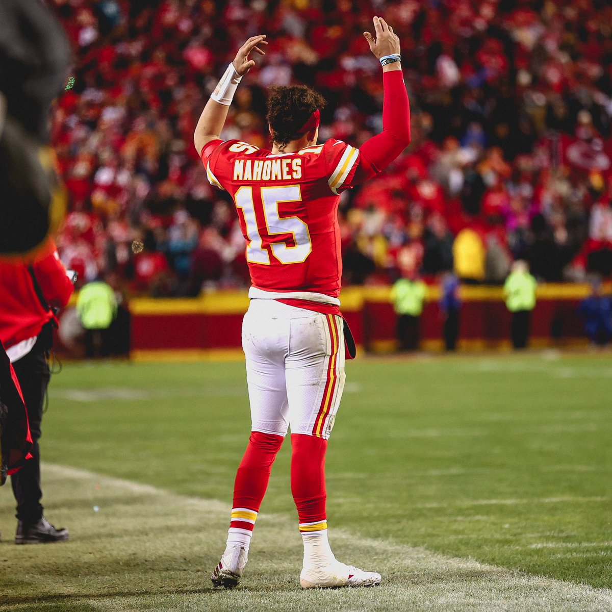 Mahomes no &uacute;ltimo jogo contra o Jaguars &ndash; Divulga&ccedil;&atilde;o/Kansas City Chiefs
