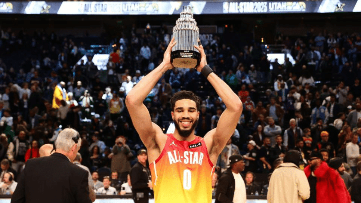 Jayson Tatum vence MVP e bate recorde hist&oacute;rico no NBA All-Star Game