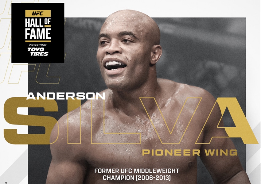 Anderson Silva ser&aacute; introduzido ao Hall da Fama do UFC