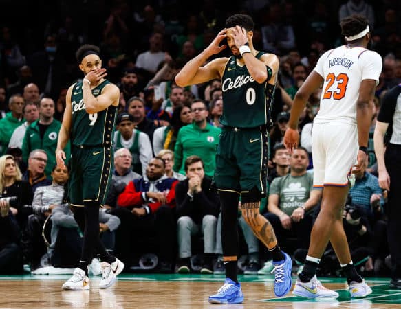 Após duas prorrogações, Knicks vencem Celtics e continuam quentes na NBA
