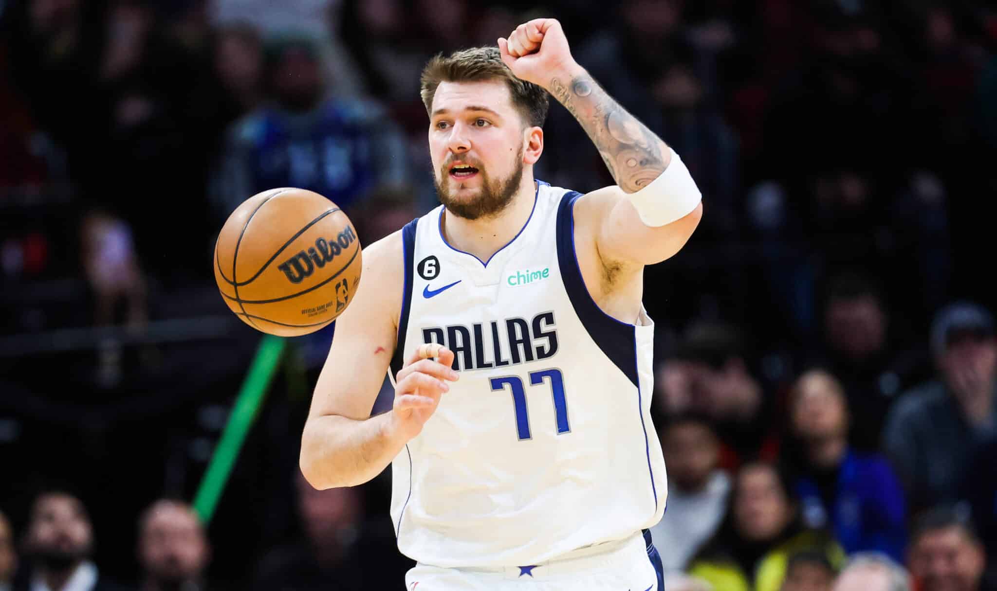 Luka Doncic, do Dallas Mavericks. Foto: Troy Taormina / SUSA / Icon sport