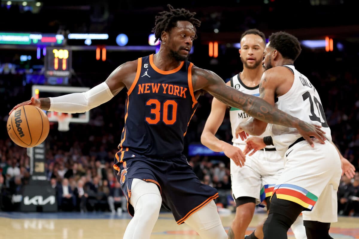 NBA: Julius Randle tem noite histórica, mas Knicks perdem para Timberwolves