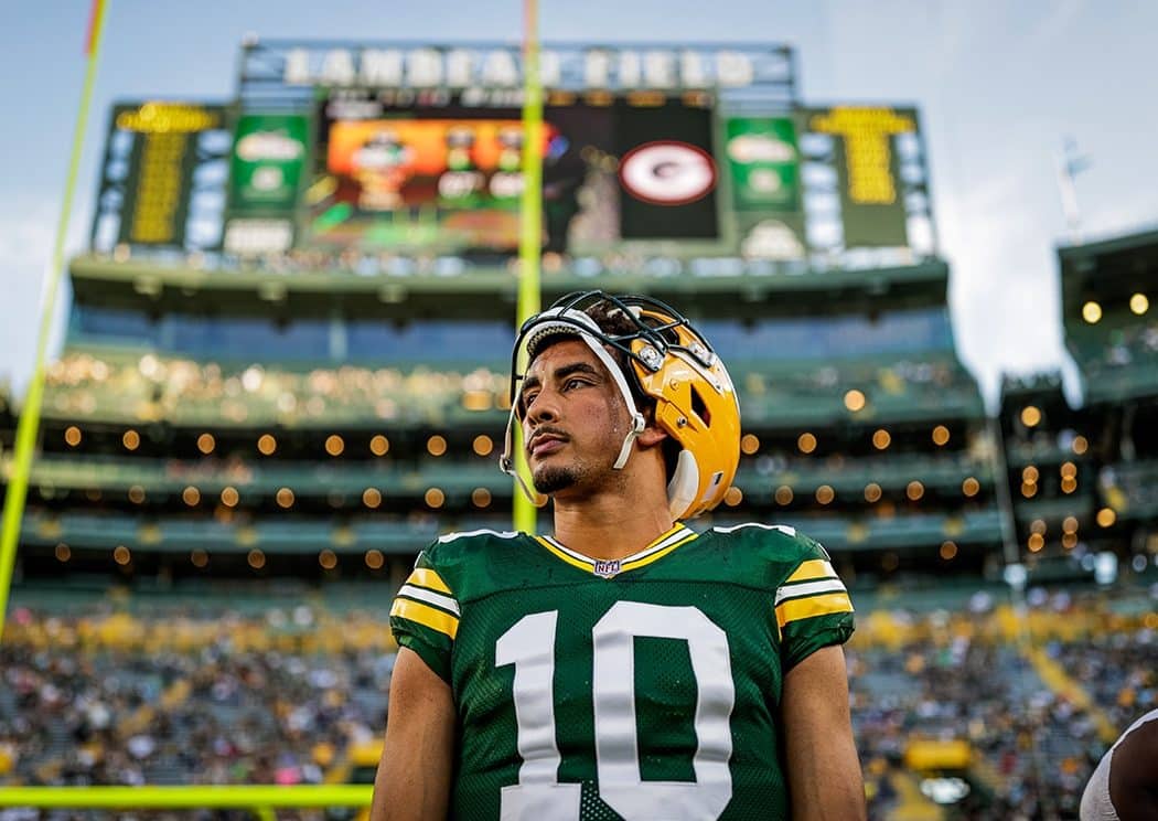 Jordan Love Packers Foto: Reprodu&ccedil;&atilde;o/Twitter/@packers