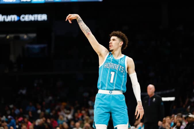 LaMelo Ball, armador do Charlotte Hornets.