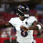 NFL: Com futuro indefinido, Lamar Jackson &eacute; sincero sobre les&atilde;o no joelho