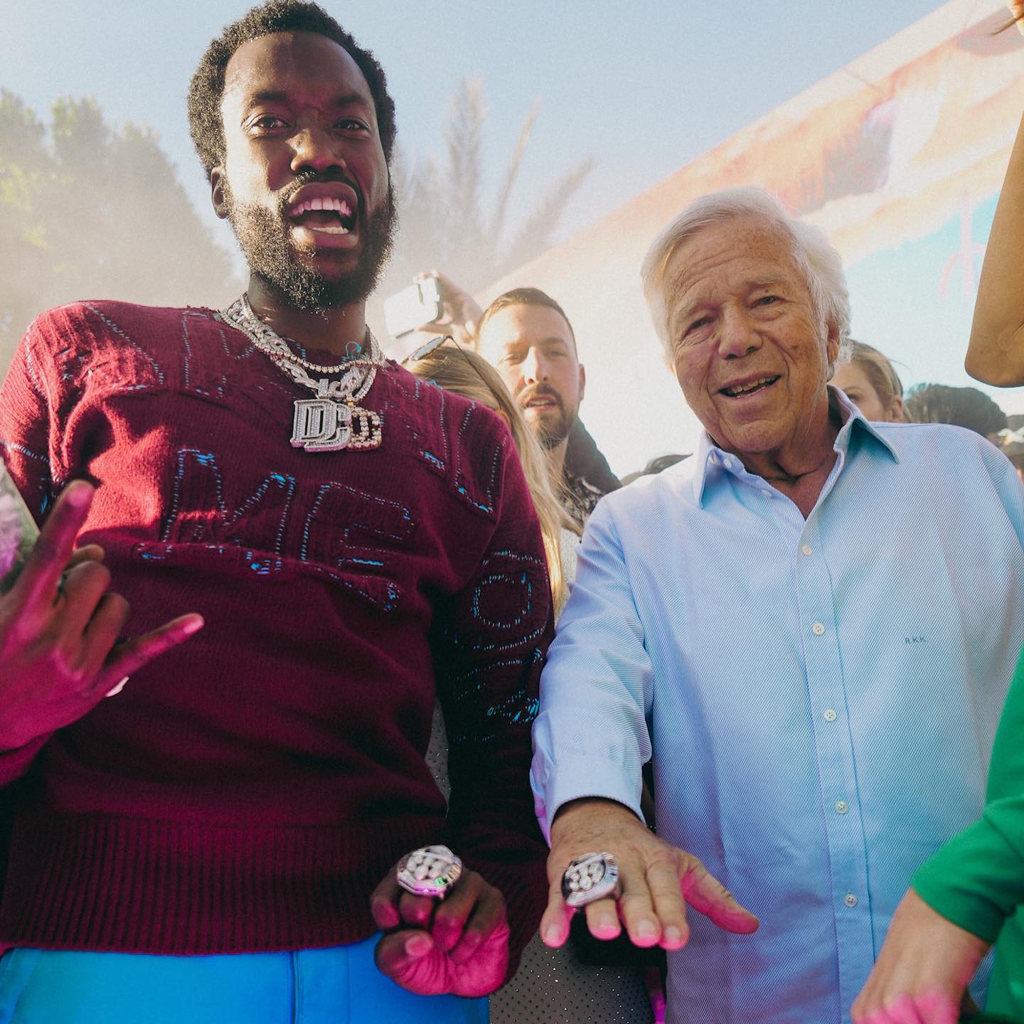 Meek Mill Robert Kraft Foto: Reprodu&ccedil;&atilde;o/Instagram/@meekmill